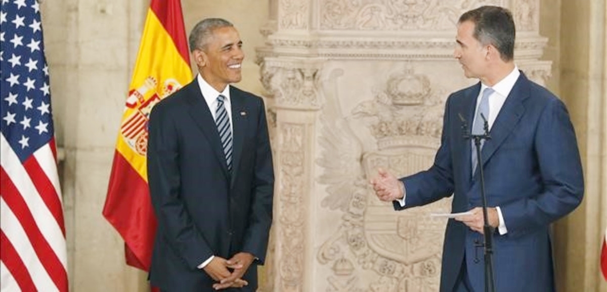 Abreviada visita de Obama a España