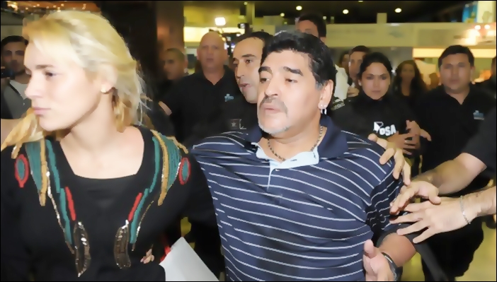 Crisis entre Rocío y Maradona