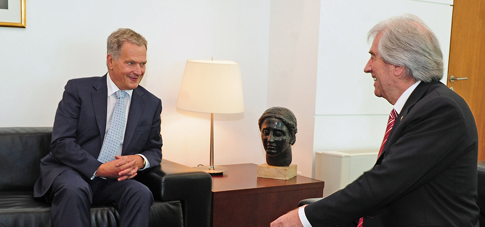 Vázquez concretó importante reunión con presidente de Finlandia