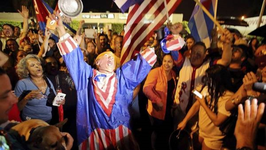 Miami tras la muerte de Fidel Castro: los cubanos exiliados celebraron con música y cacerolazos