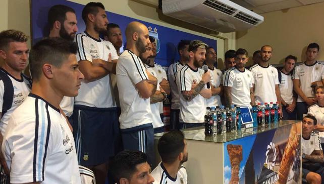 Messi anunció que los jugadores de Argentina no hablan más con la prensa