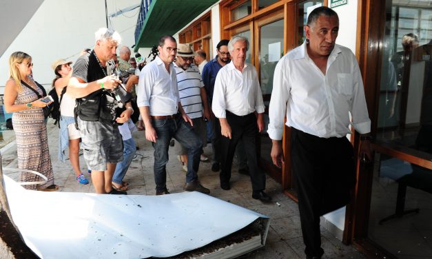 Vazquez recorrió San Carlos luego de la tormenta