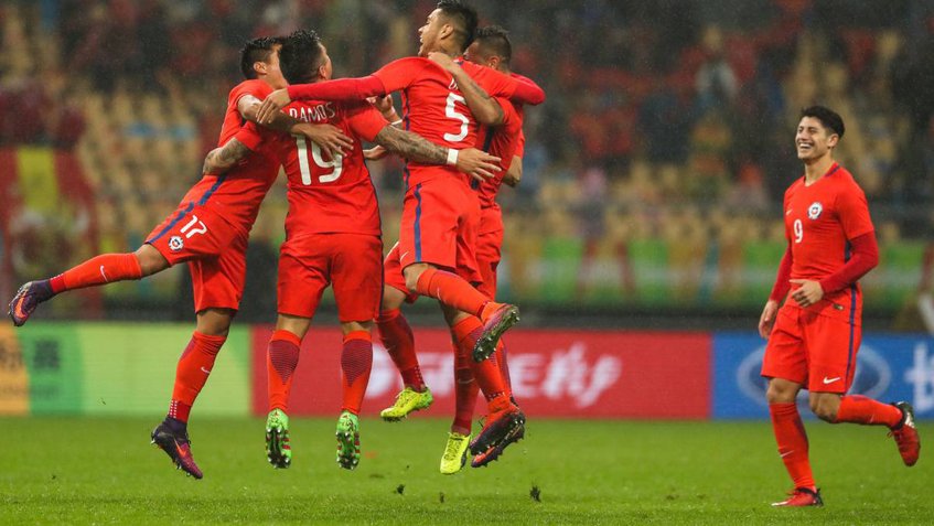Chile se proclama campeón de la China Cup al ganar 1-0 a Islandia