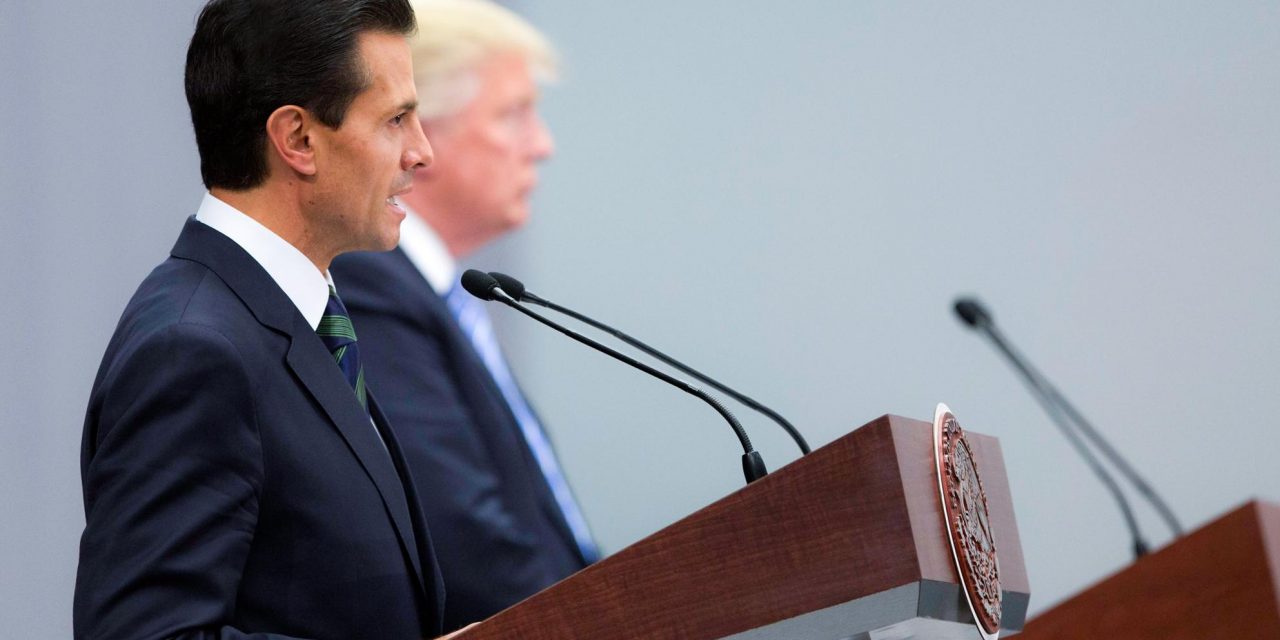 Peña Nieto reiteró que «México no pagará ningún muro»