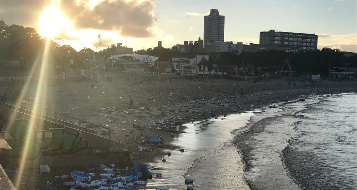 Gerardo Amarilla sobre residuos en las playas: «Es resultado de la conducta humana»