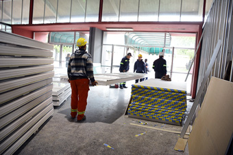 Paysandú: construyen en la vieja Terminal seis salones más para la UTU