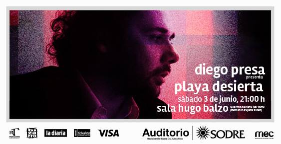 Diego Presa presenta su nuevo álbum Playa Desierta