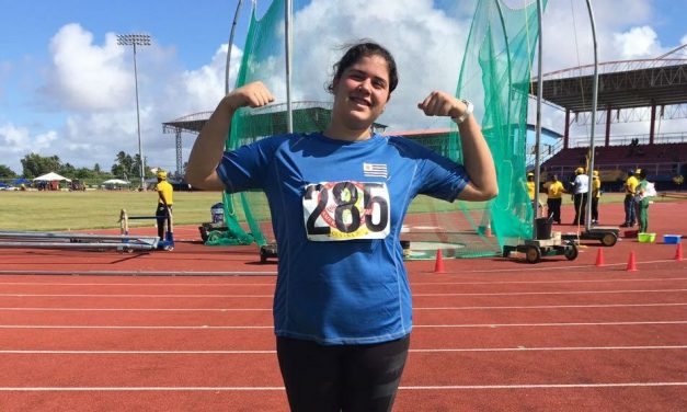 Fue con 15 años al Sudamericano sub 20 de atletismo y ya tiene un bronce