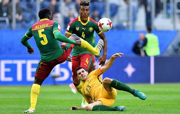 Camerún empató con Australia por la Copa Confederaciones