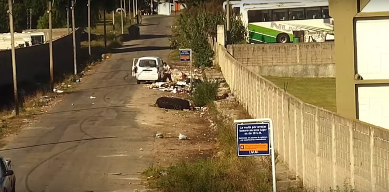 VIDEO: así tiran basura 1156 personas en lugares ilegales en Montevideo