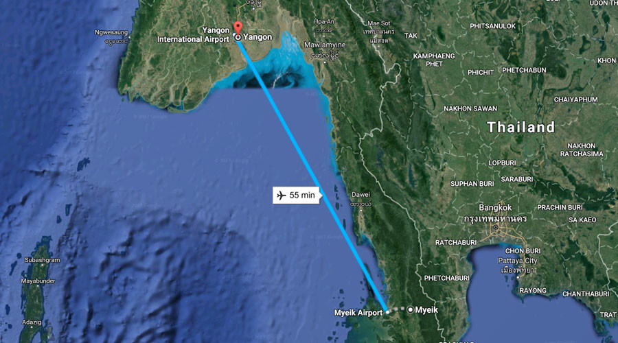 Desaparece un avión militar birmano con más de 100 personas a bordo