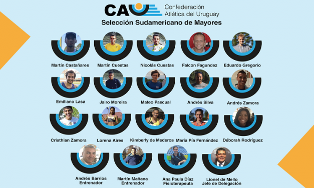 La selección uruguaya de atletismo competirá en el Sudamericano de mayores en Asunción