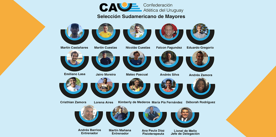 La selección uruguaya de atletismo competirá en el Sudamericano de mayores en Asunción