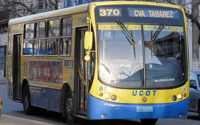 Jueves con paro cooperativas del transporte en Montevideo