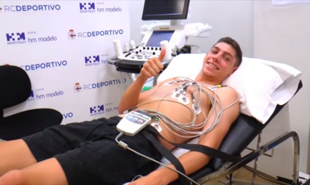 Valverde se realizó la revisión médica en su nuevo equipo Deportivo La Coruña