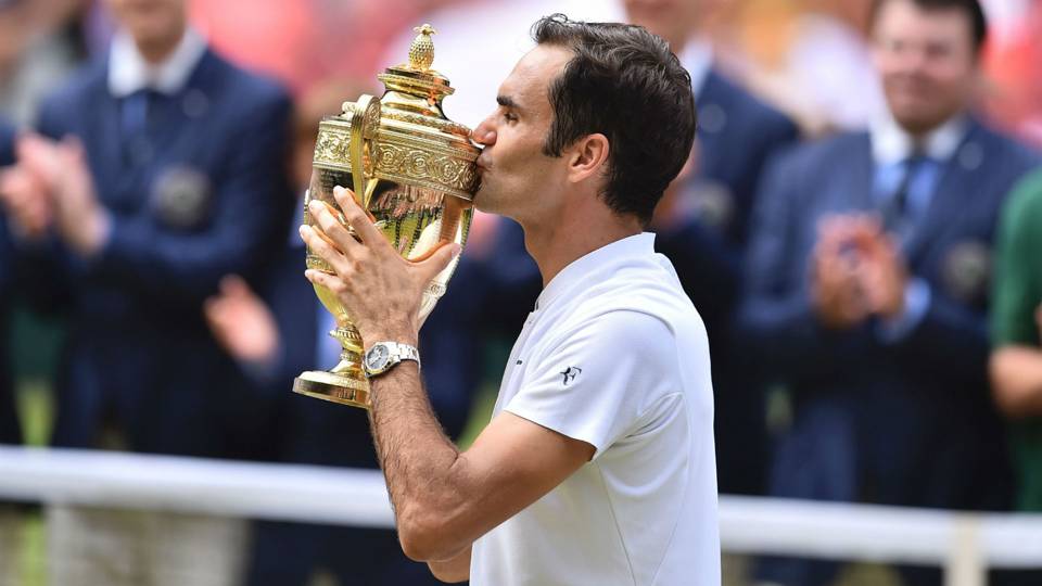 El «gran Roger» ganó su octavo Wimbledon