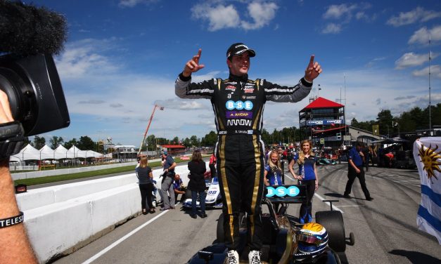 Ganó Urrutia en Mid Ohio y encontró la sonrisa