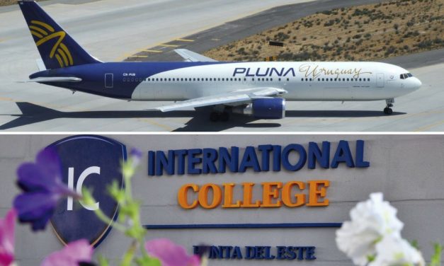 La historia detrás del colegio que compró un avión de Pluna