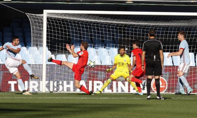 Maxi Gomez implacable en el Celta