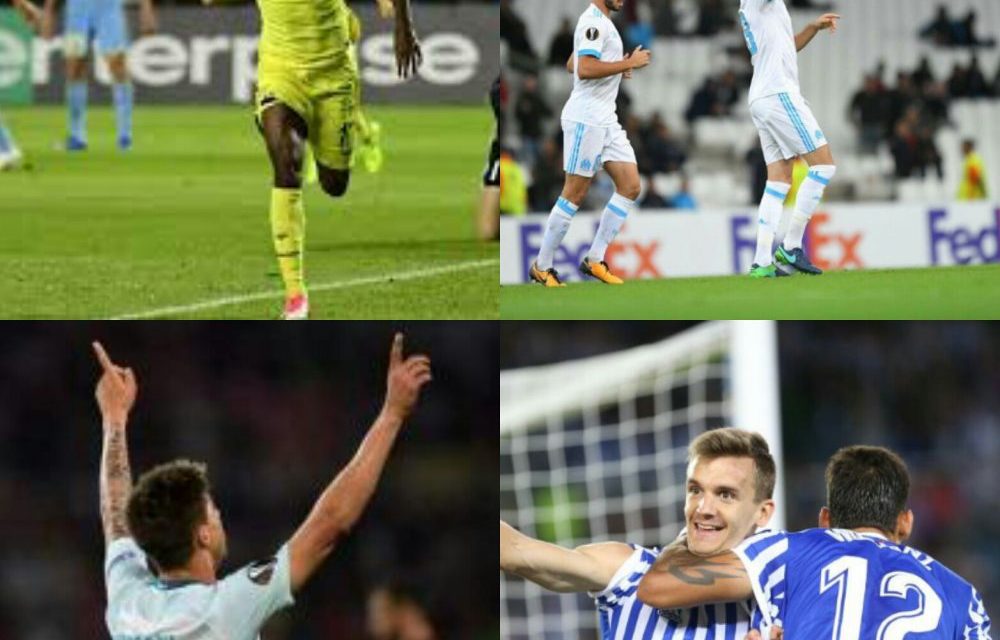 Inicios satisfactorios de Villarreal, Marsella, Real Sociedad y Zenit