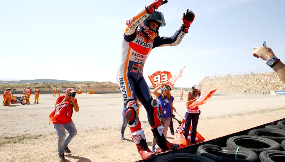 Márquez se quedó con el Gran Premio de Aragón