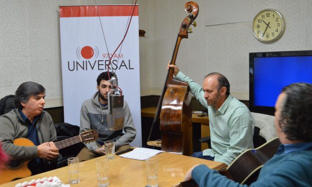Pablo y Los Musicians compartieron sus canciones en la radio