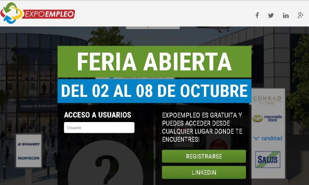 Ofertas laborales en grandes empresas en la 11ª Expo Empleo por internet