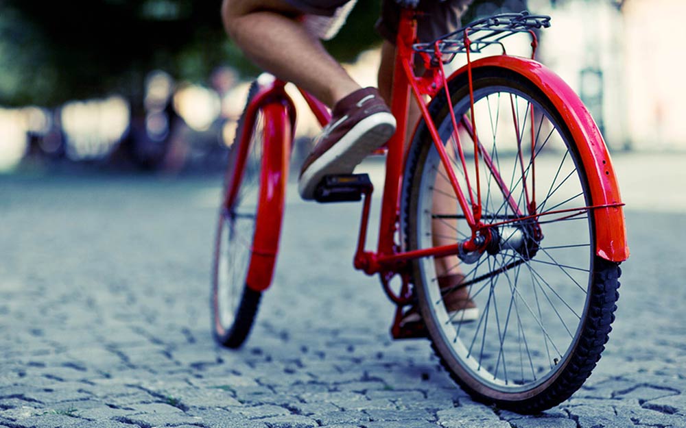 Con estos días lindos, ¿salís a andar en bicicleta?