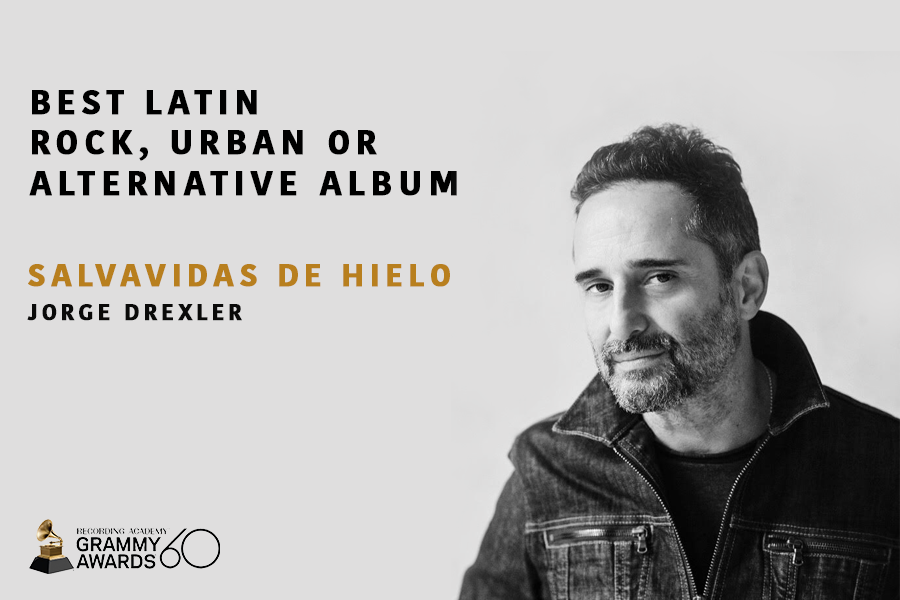 Jorge Drexler nominado en la 60ª edición de los Grammy