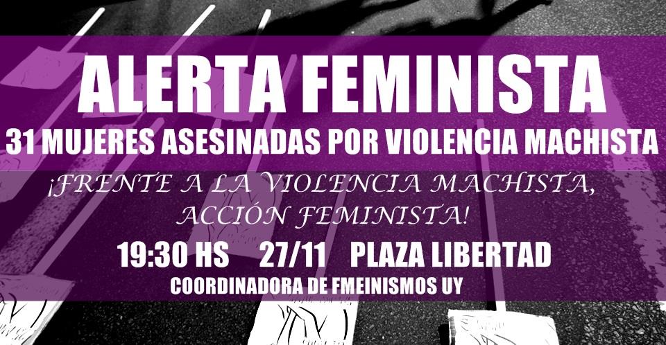 Convocatoria feminista para este lunes ante nuevos crímenes
