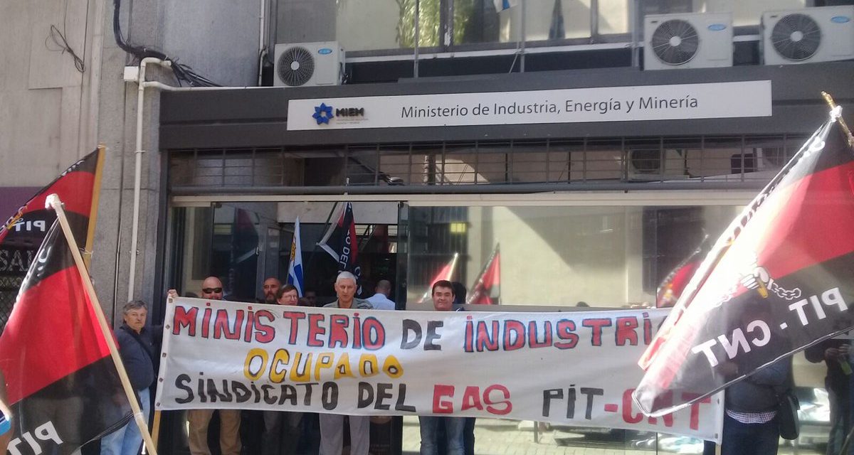 Sindicato del Gas levantó ocupación del Ministerio de Industria