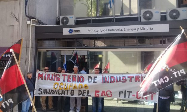 Sindicato del Gas levantó ocupación del Ministerio de Industria