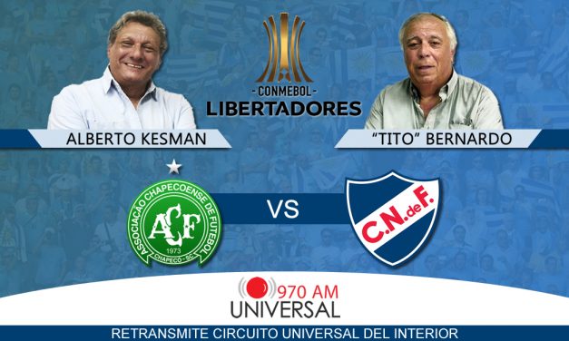 Nacional debuta en Copa Libertadores y lo relata Kesman por 970 Universal