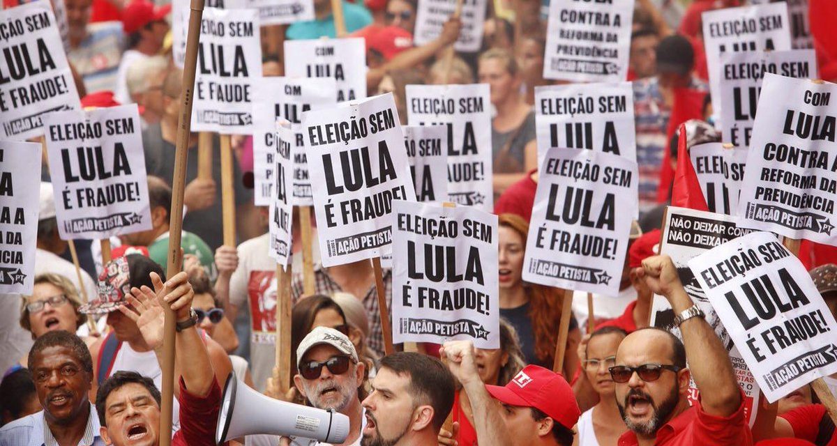 Multitudinario respaldo a Lula que espera el fallo de la Justicia