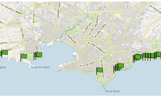 Nueva aplicación con información de las playas montevideanas