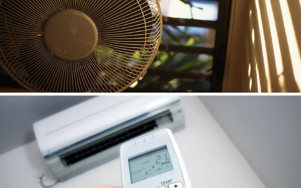 ¿Cómo combatís la ola de calor: con ventilador o con aire acondicionado?
