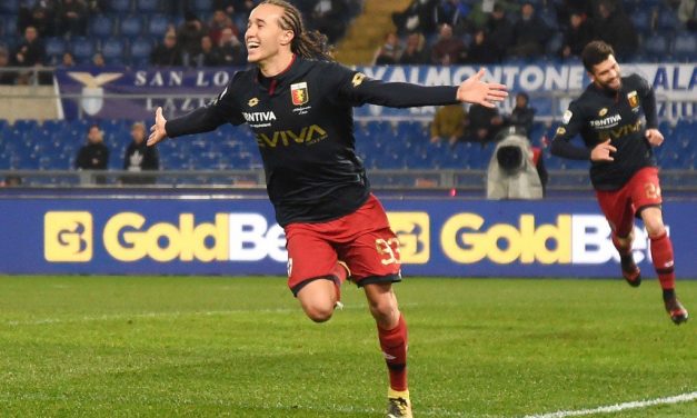 Diego Laxalt le dio 3 puntos a Genoa