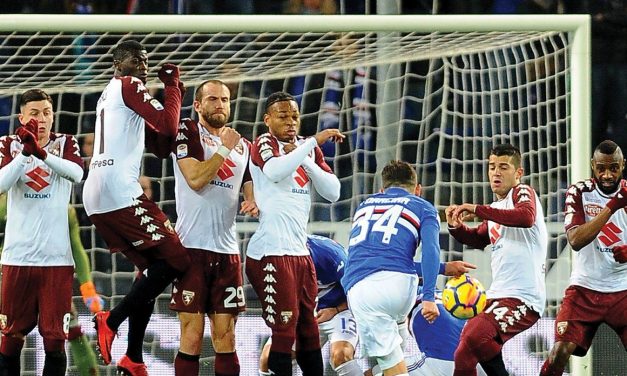 Sampdoria empata con gol de Torreira