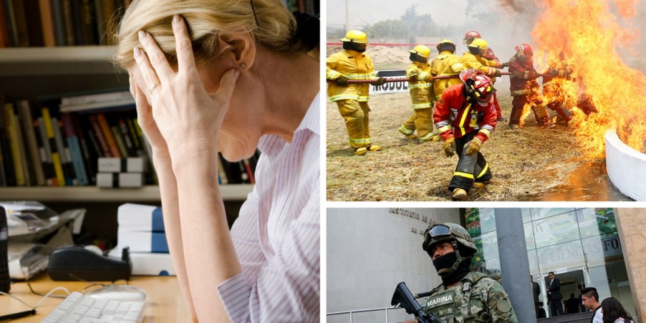 #MicrófonoAbierto: Bomberos y militares encabezan la lista de profesiones más estresantes