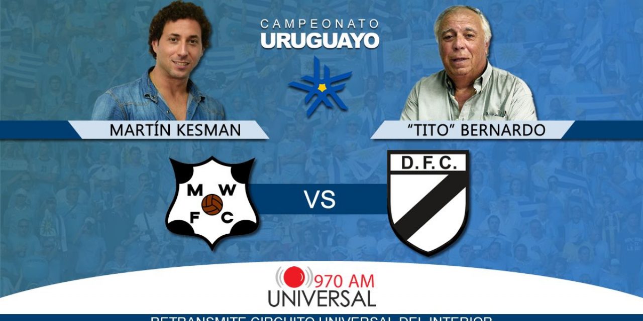 Wanderers enfrenta a Danubio y lo seguís por 970 Universal
