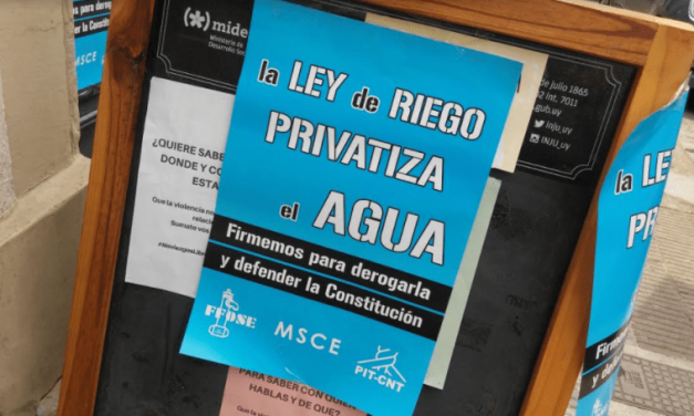 No alcanzan las firmas para el referéndum contra la Ley de Riego