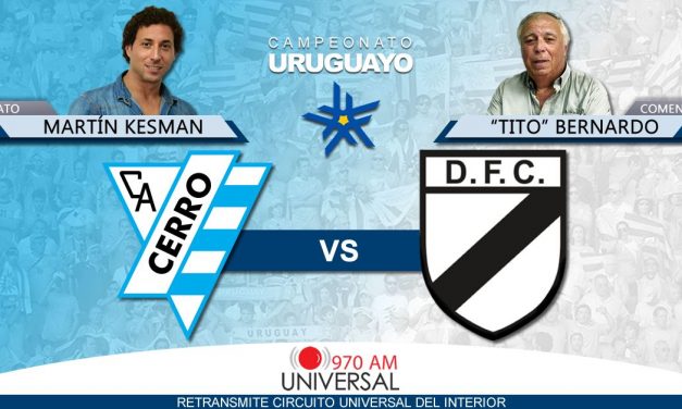 Cerro enfrenta a Danubio en el Tróccoli. Escuchá el partido por 970 Universal