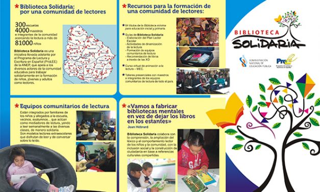 Serán 1000 las escuelas con Biblioteca Solidaria en Uruguay (video)
