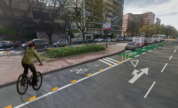Más de 5 kms de bicisendas adjudicadas en Montevideo
