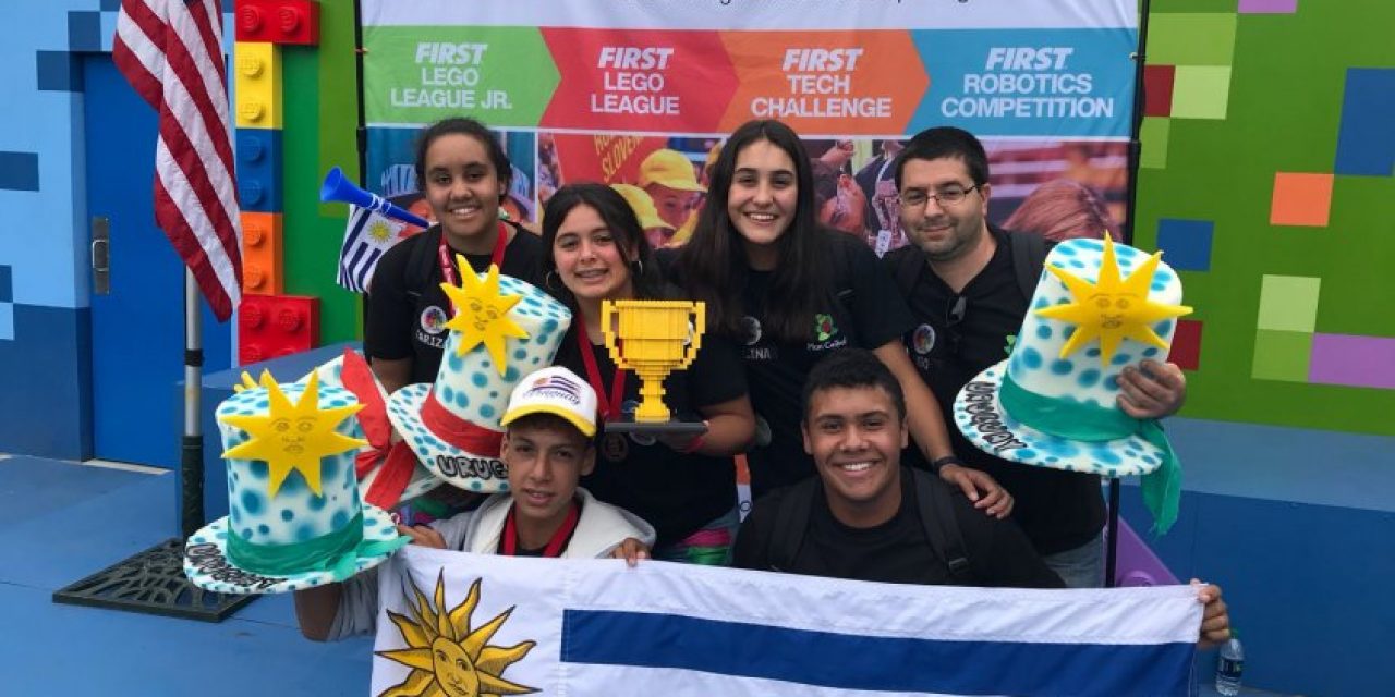 Liceales del interior de Tacuarembó ganan prestigioso concurso internacional Open First Legoes