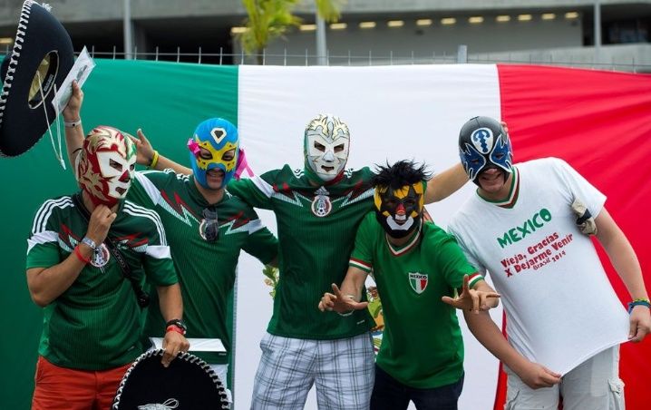 Los mexicanos no podrán portar máscaras en el Mundial