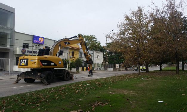 Comenzaron las obras en Avenida Italia