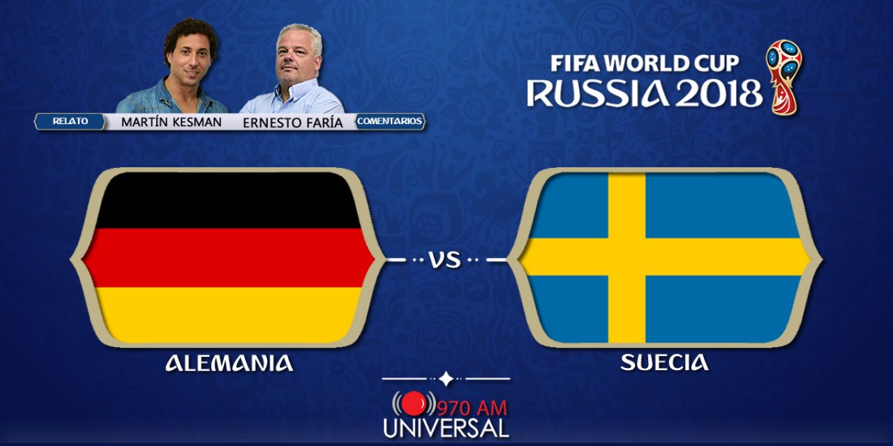 Alemania quiere recomponerse en el encuentro ante Suecia. Viví el partido por 970 Universal