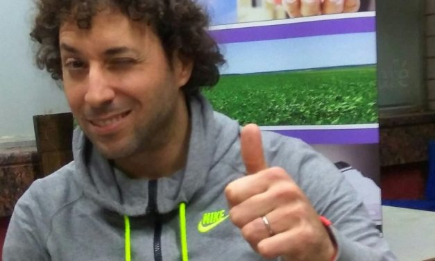 Martín Kesman en Peloteando antes de partir a Rusia