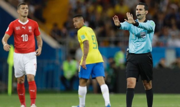 César Ramos arbitra Uruguay-Portugal